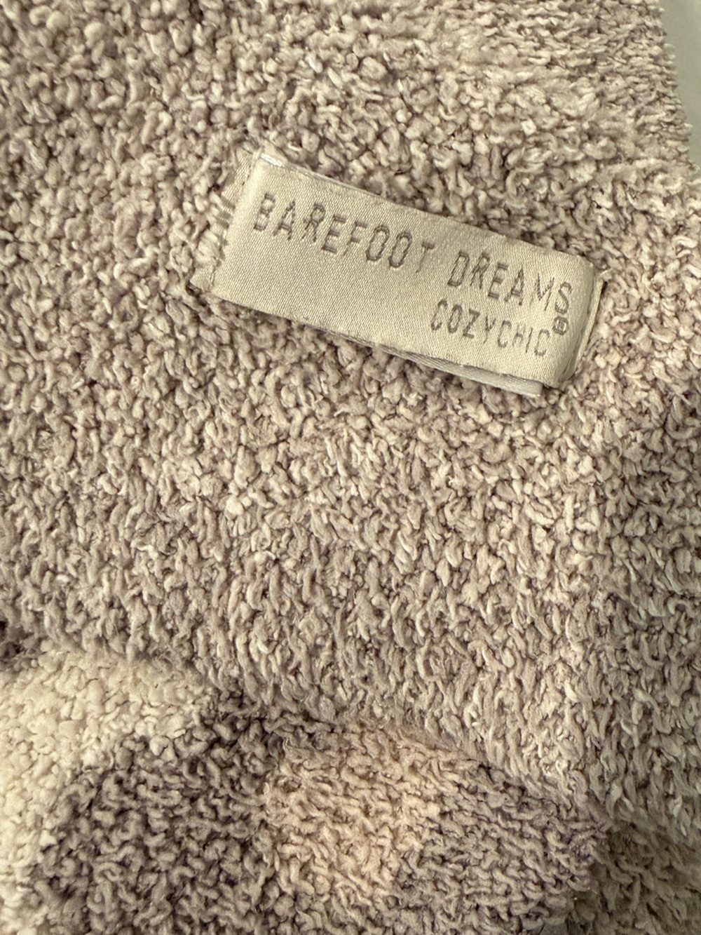 Barefoot Dreams Cozychic Safari Blanket in Cream Multi - Picture 4 of 6